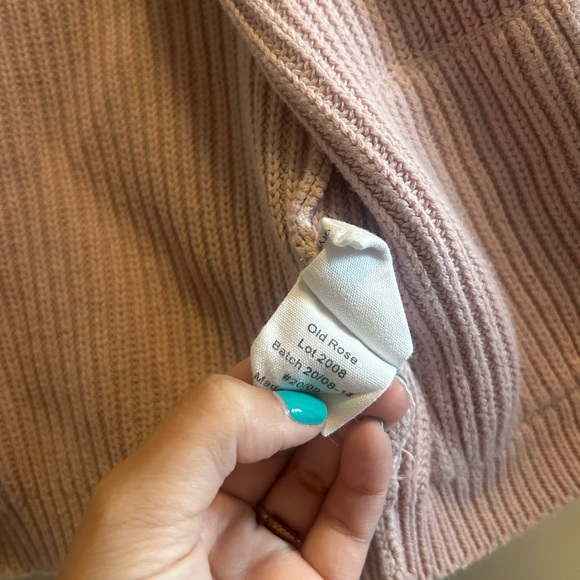 Pink Knit Button-Up hoodie Cardigan for Kids - Picture 9 of 10